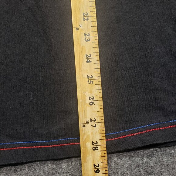 Coogi Long Sleeve Five Color Chords Guitar Black Cotton Mens Size XL Y2k Vintage - Picture 8 of 10